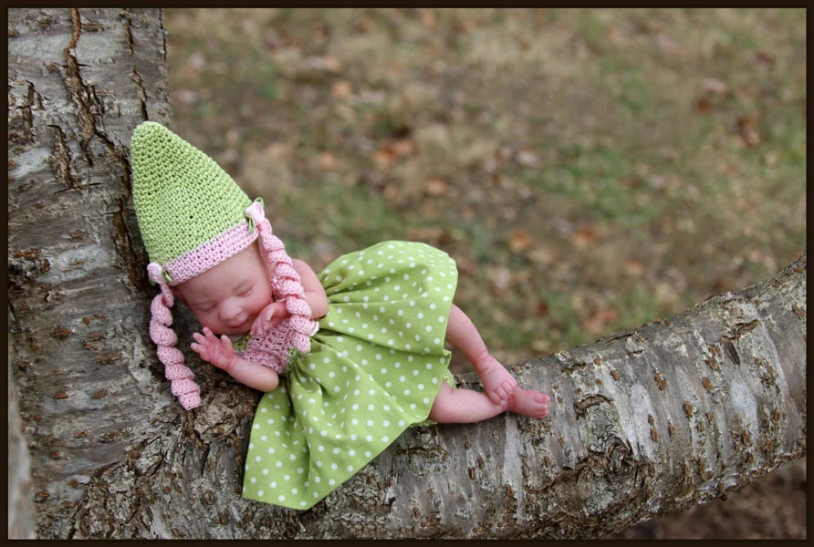 

8'' Wynter Mini Reborn Baby Doll Kits Unfinished Unpainted Blank Doll Parts Give your Child Birthday Christmas Gift Collectibles