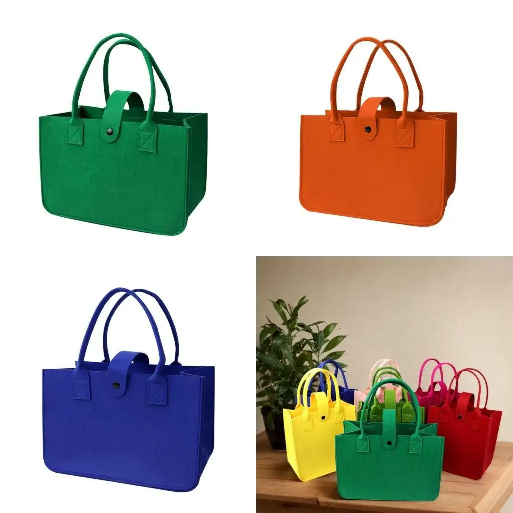 X90D Sacos Shopper feltro macio e elegantes