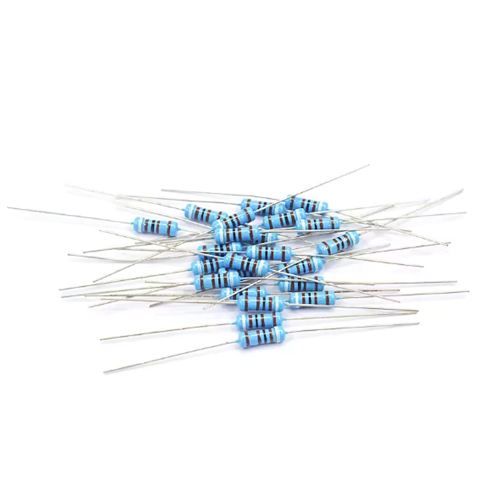 50pcs/lot 10K OHM 1% 1/2W Metal Film Resistor
