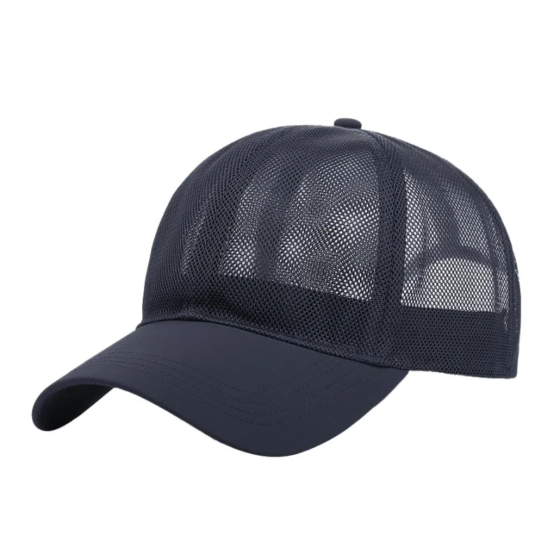 Women Men Sports Hat Full Mesh Baseball Cap Quick Dry Cooling Sunscreen Outdoor Running Camping Snapback Hat