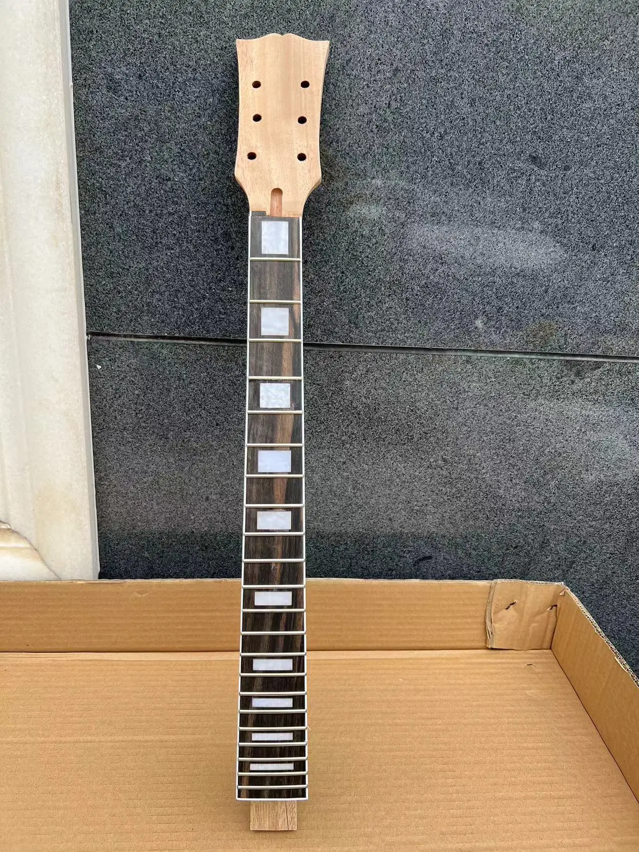 High quality ES-335 style electric guitar Unfinished DIY Electric guitar Neck+Guitar Body replacement part