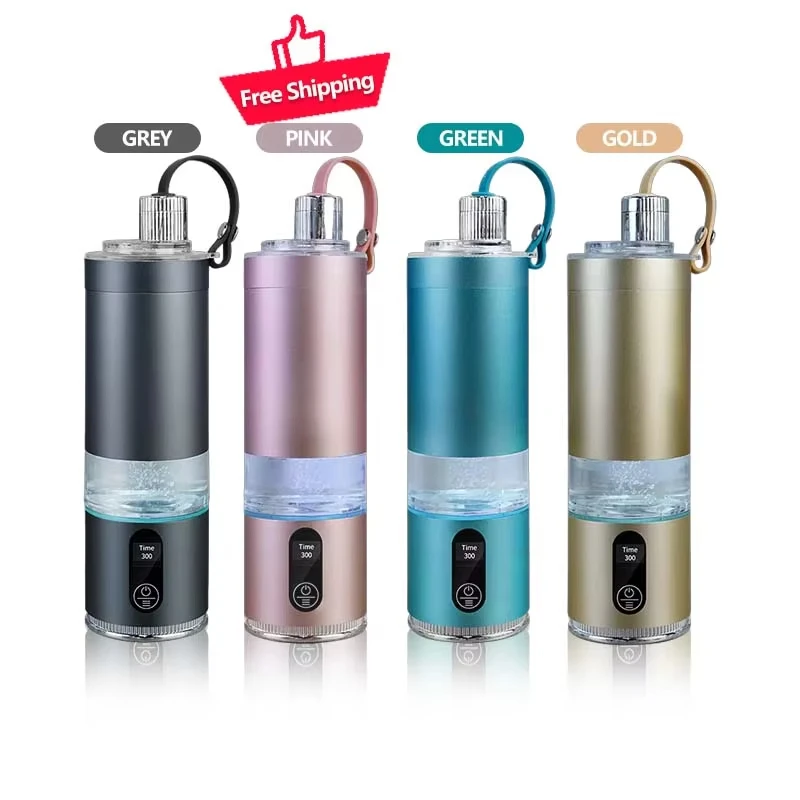 Hydrogen Water Bottle Generator, SPE & PEM Water Ionizer, Highest Concentrated Dose, Hydrogenated Water Bottle