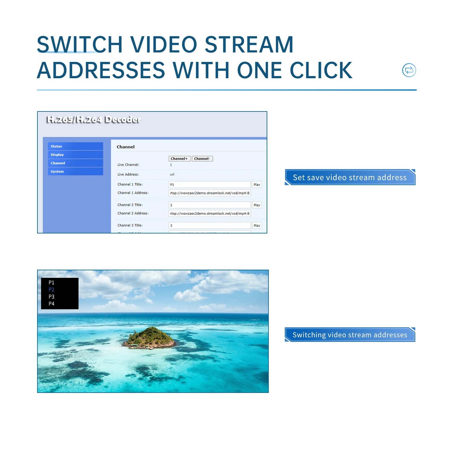 Bestpreis H.264 H.265 4K IP Zu Decoder Video Streaming Encoder Decoder H264 H265 Hardware