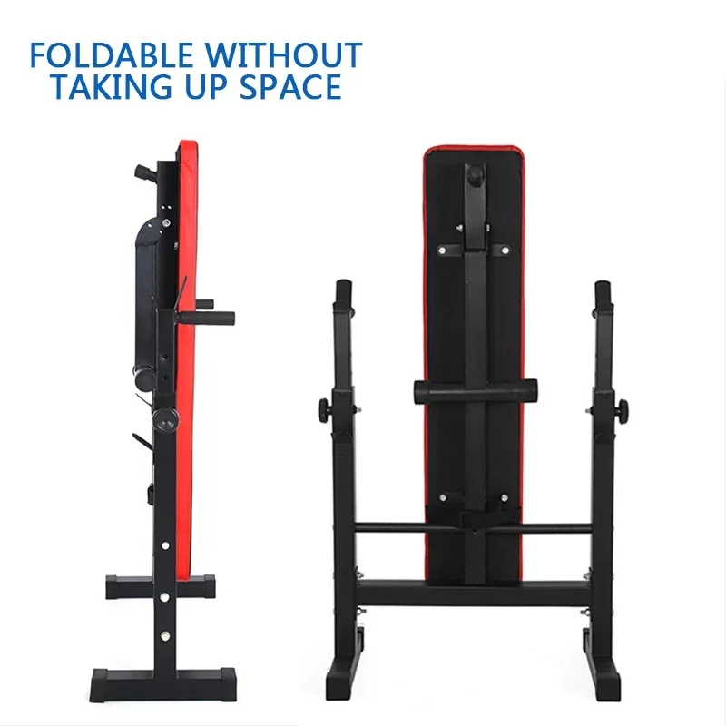 Folding Bench Sit-Up Board Indoor Barbell Rack Bench Press Squat Rack Bench Press Weight Barbell Rack SJ