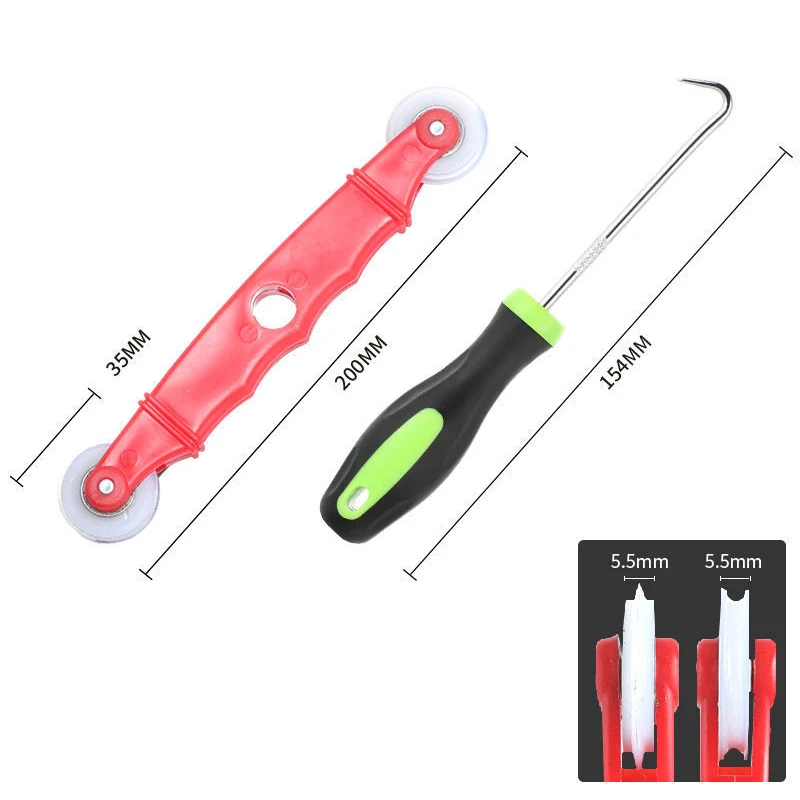 Bildschirminstallation Handwerkzeug-Sets Metall Nylon Bildschirm Tür- und Fensterinstallation Handkurbel Spline Roller Home Tools – Detail 7