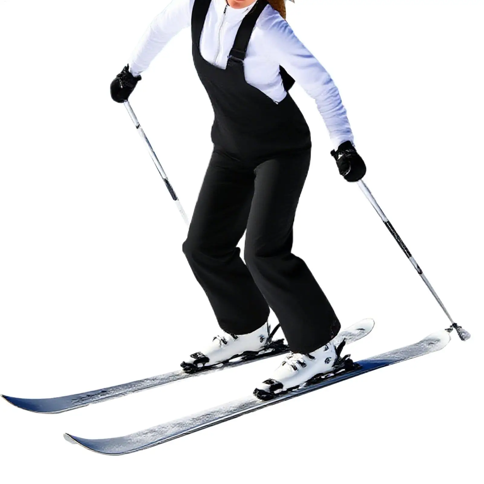 

Insulated Bibs For Women Windproof Waterproof Pants Adjustable Shoulder Strap Womens Insulated Bibs For Mother Girlfriend Skiing