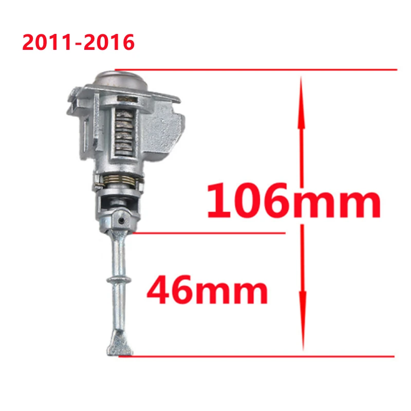 XIEAILI OEM cilindro serratura porta sinistra cilindro serratura automatica per Hyundai 2008-2016 Elantra con 1 pz chiave sinistra lama S407