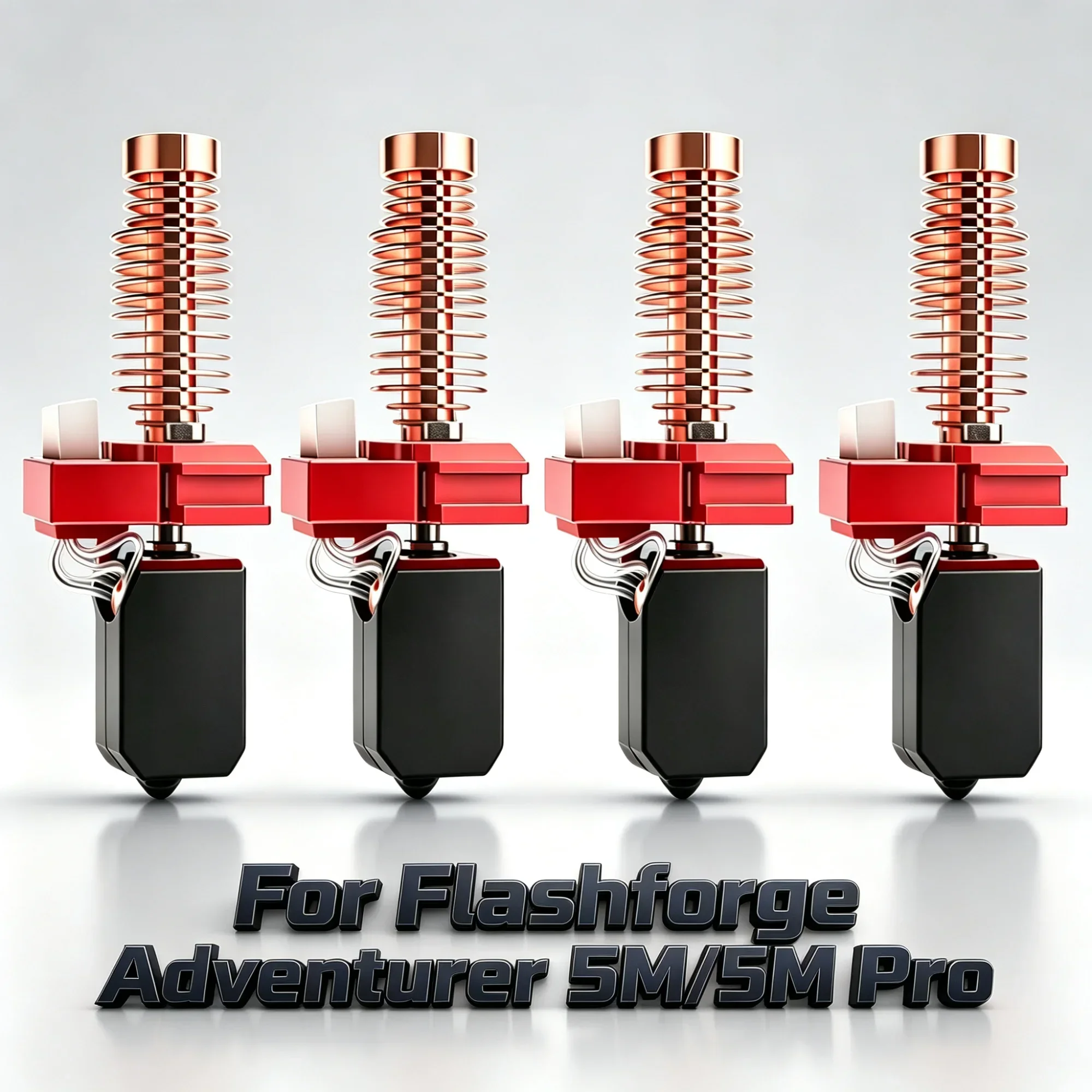 New Upgrade Hotend For Flashforge Adventurer 5M / 5M Pro Pinting Head 280℃ Ceramic Heating Block Kit AD5M Hard Steel Nozzle Hot