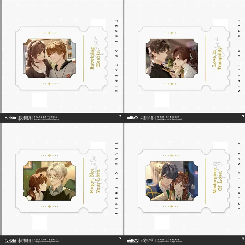 Sunsyea Tears of Themis Official Merch miHoYo Original RQXY Series Film Cards Raven Libra Adjudicator King Vol.3