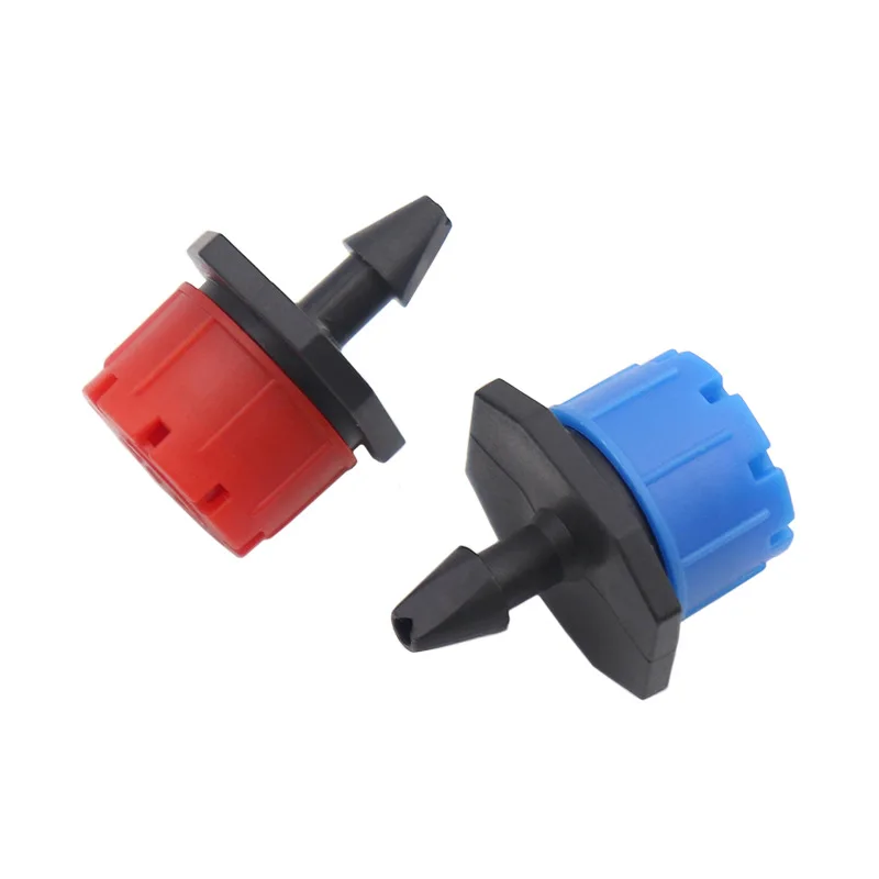 10pcs Eight-hole Little Red Riding Hood Dripper Blue Red 8-hole Adjustable Horticultural Micro Sprinkler Drip Irrigation suit