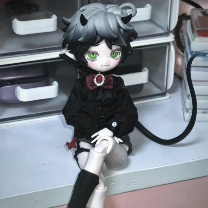 

Cooze 1/8 Bjd Devil'S Horns Blind Box Movable Doll Ornament Exquisite Toys Joint Mobility Creative Desktop Collection Toys