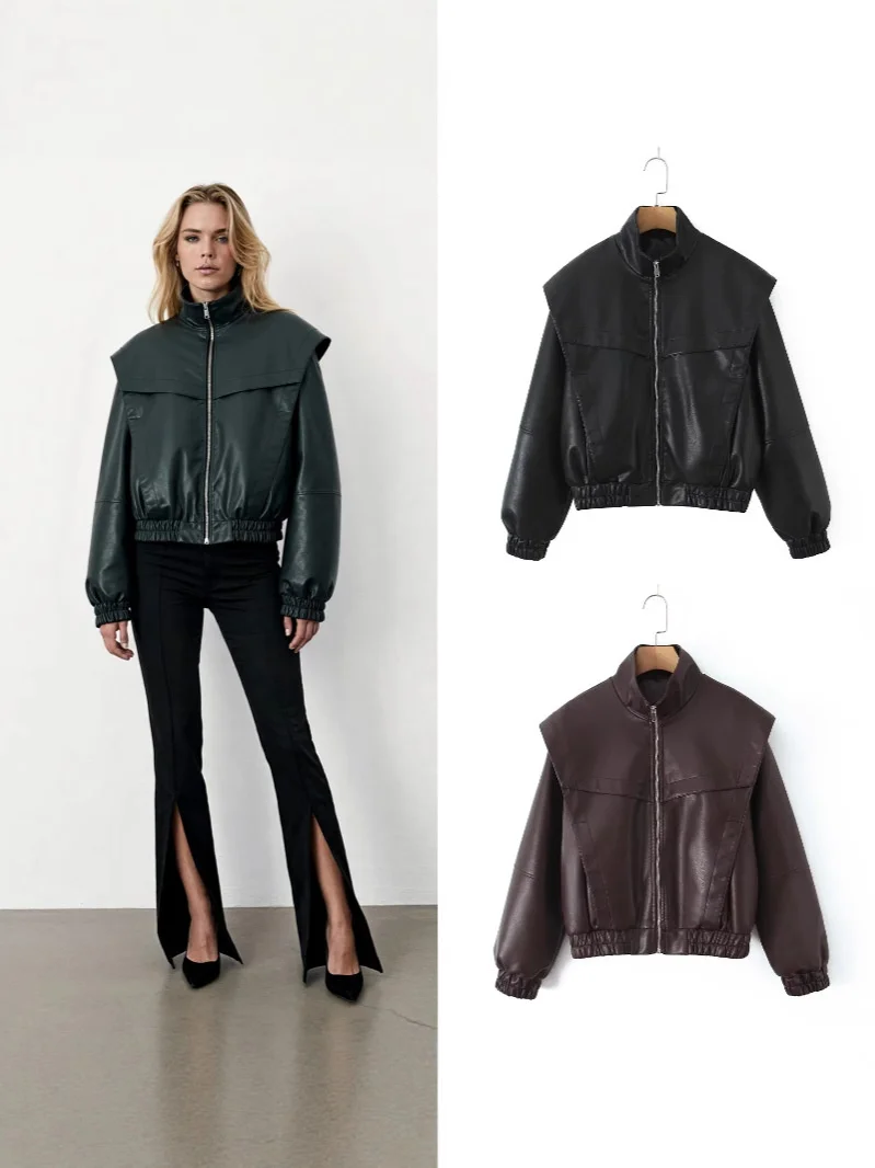 

Байкерские куртки, женская укороченная куртка, женская осенняя камуфляжная многофункциональная лоскутная складная куртка на шнурке, пикантная для пешего туризма