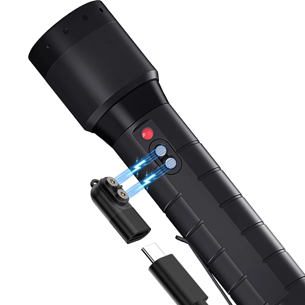 Adaptador de ponta magnética com proteção contra sobrecarga tipo c adaptador magnético adaptador usb c carregador para lanternas faróis