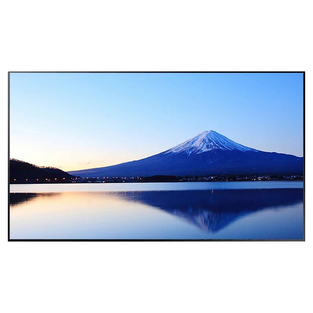 75 86 Inch Super Narrow Frame Android Smart TV LCD Screen Digital Signage Animation Advertising Wall-Mounted Retail Store