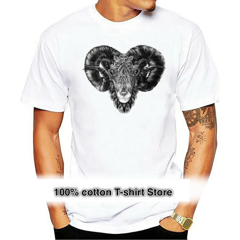 2024 Summer Men T Shirts Newest Fashion Constellation series Design Aries T-Shirt Short Sleeve Tops Cool Male Tee