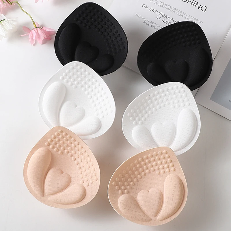 

Woman Swimsuit Padded Thickness Sponge Foam Push Up Pads Enhancer Chest Cup Thick Bikini Swimwear Inserts Triangle Bra Pad