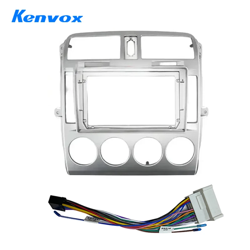 9 Inch Double 2 Din Car Radio Fascias Frame For Kia Carnival 2002 2006 GPS DVD Android Stereo Video Panel Dash Mount Kit