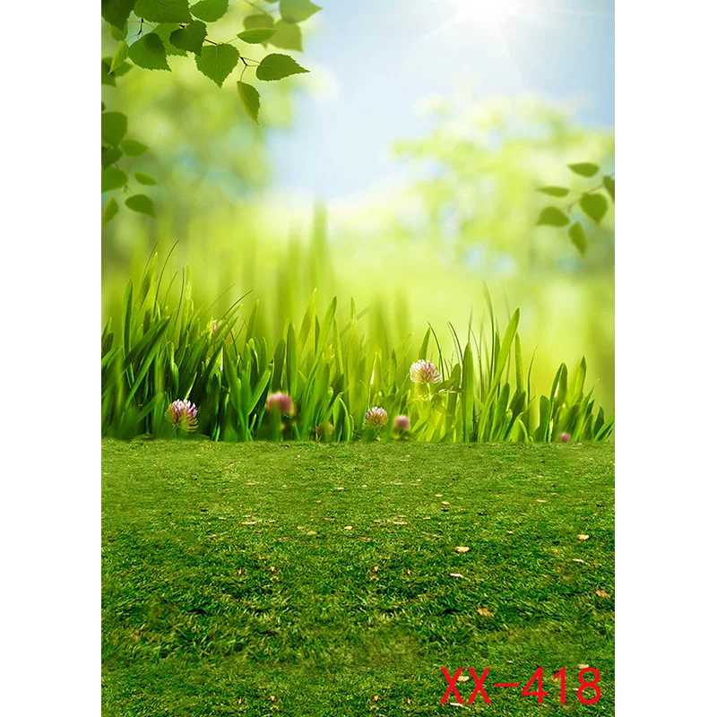 ZHISUXI Natural Scenery Photography Background Lawn Forest Landscape Travel Photo Backdrops Studio Props  YXFL-40