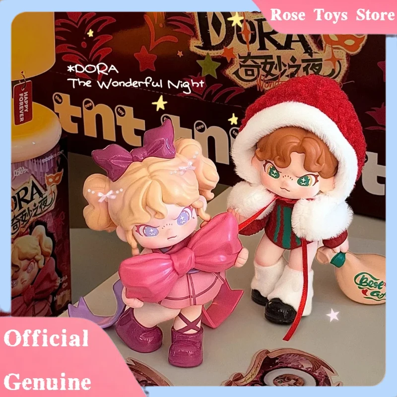 

Genuine Tnt Dora Wonderful Night Series Blind Box Toys Pvc Dora Figure Collectible Model Mystery Desktop Ornament Gift For Girls