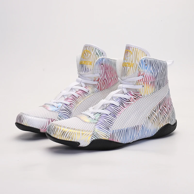 Zapatos de lucha libre clásicos para hombres y mujeres, zapatos de boxeo de lucha libre universales, zapatos de lucha ligeros de Fitness, botas de