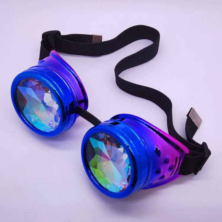 

plating progressive color kaleidoscope glasses steam punk kaleidoscope glasses