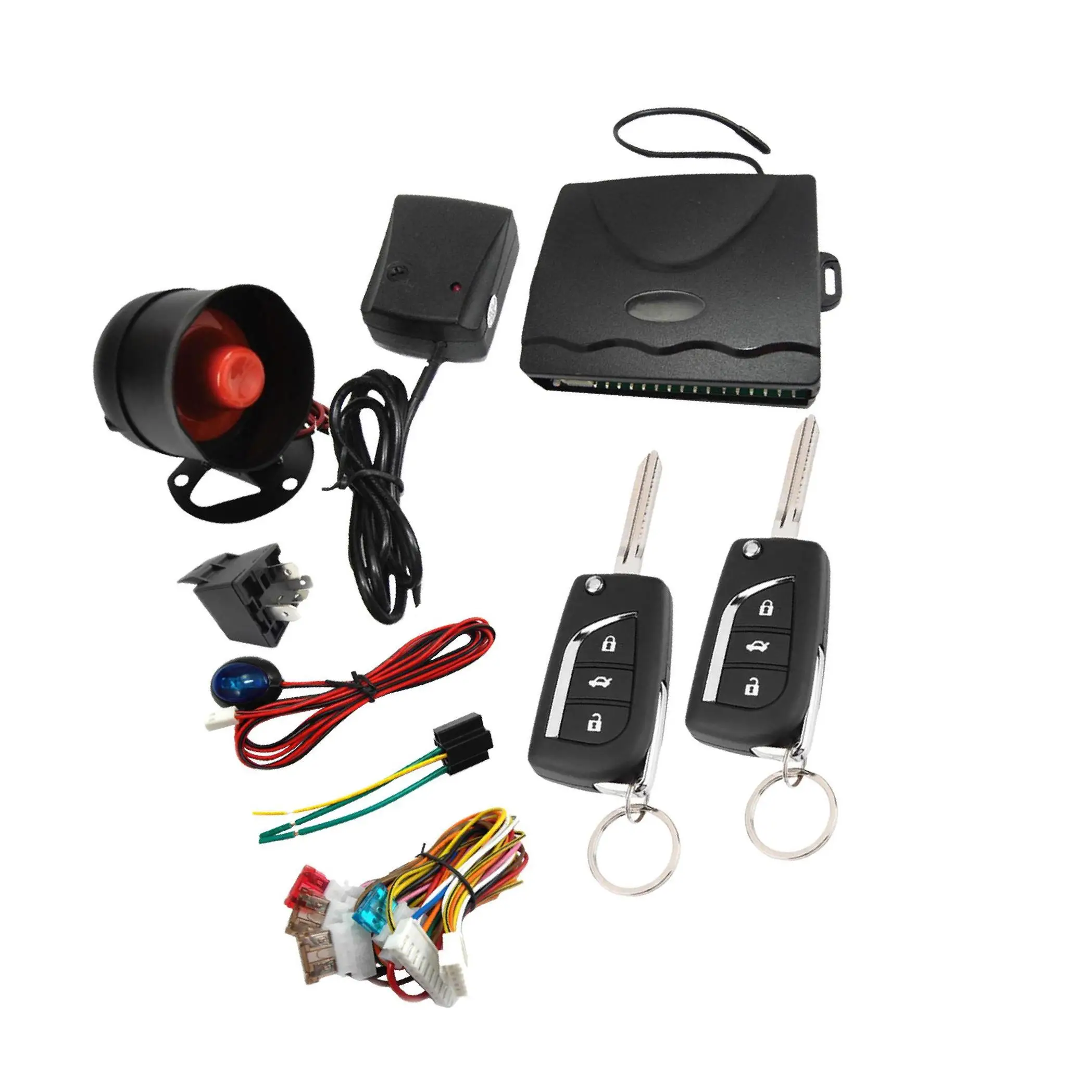 

1 Way Remote Start and Keyless Entry System with Shock Sensor