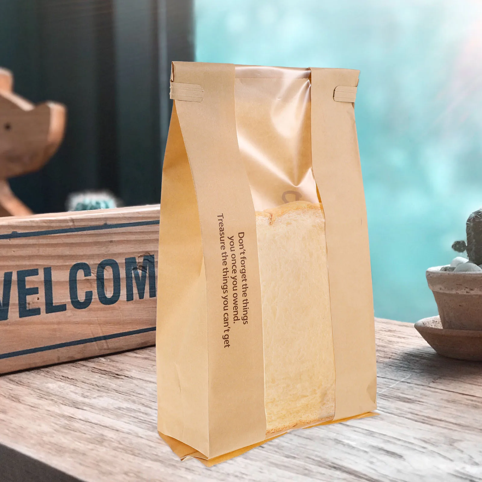 

50Pcs Foldable Paper Bags for Cookies Bread Snacks Oil-Proof Sealed Packaging Ideal for Party Favors and Gifts