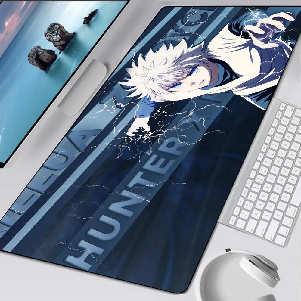 Аниме Hunter X Hunter коврик для мыши резиновый коврик для ноутбука Xxl коврик для мыши ноутбук геймер компьютерный стол игровые аксессуары