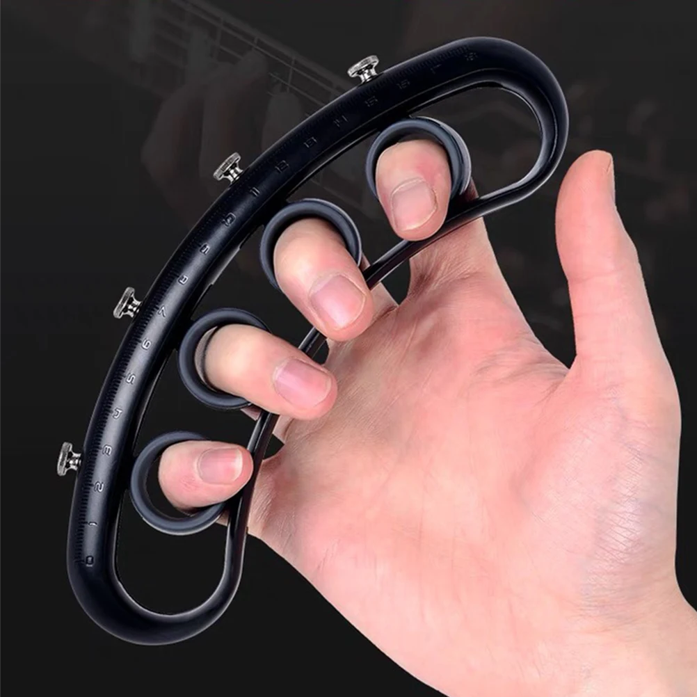 

Finger Expander Tool Guitar Hand Strengthener Adjustable Musical Instrument Trainer Device Accessories for Bass Guitar