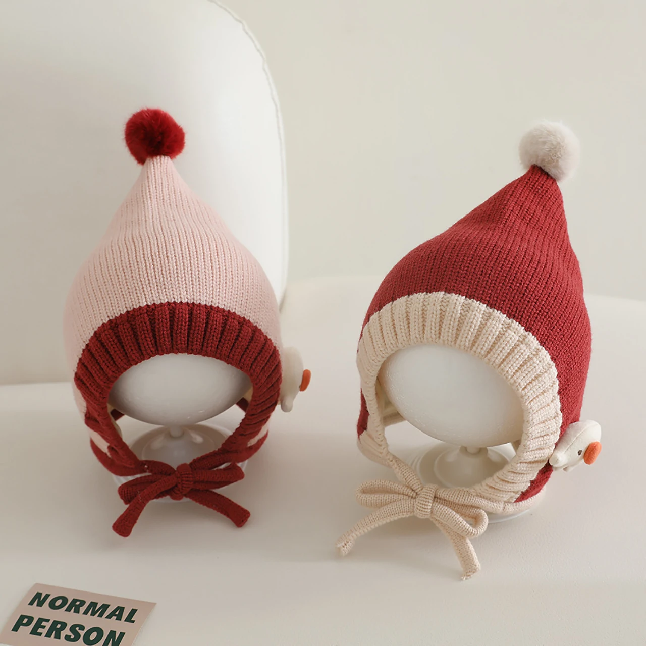 

Милая детская вязаная шапка с помпоном, зимняя теплая защитная шапка для ушей для маленьких мальчиков и девочек, шерстяные шапки-ушанки с героями мультфильмов для детей 6-24 месяцев