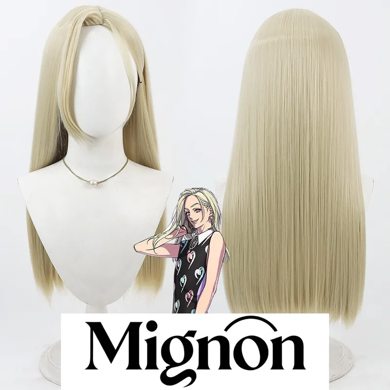 

Charisma World Terra cosplay wig light yellow side part Halloween gift