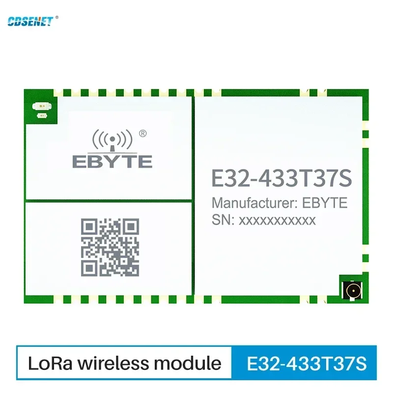 

LoRa 433 МГц 37 дБм 5 Вт LoRa широкоформатный беспроводной Серийный модуль CDSENT E32-433T37S 25 км Пробуждение воздуха отверстие для штампа/IPEX