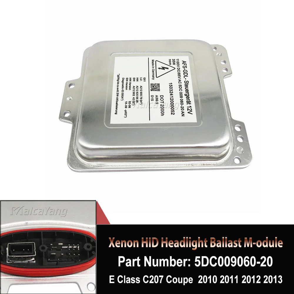 5DC009060-20 5DC009060 20 5DC00906020 5DC 009 060-20 AN D1S Xenon HID Headlight Ballast Module For Benz E350