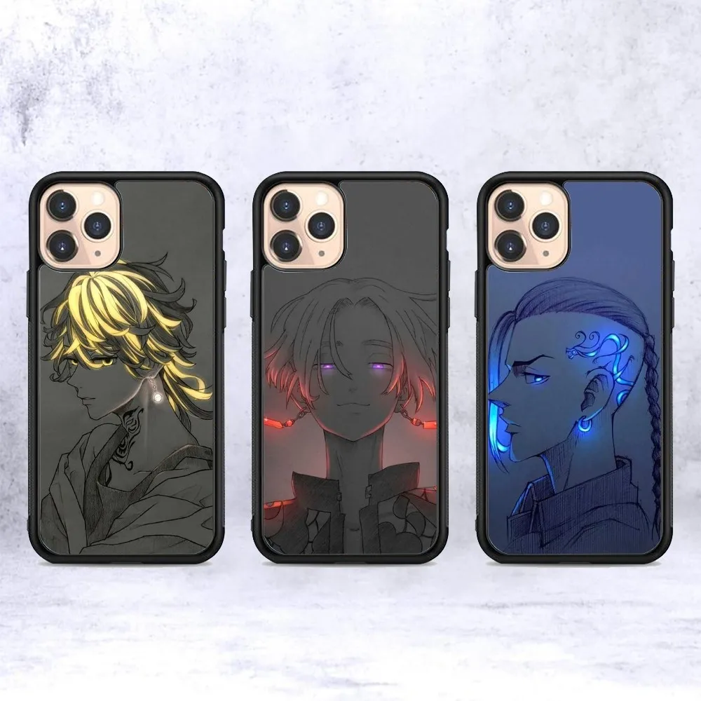 Tokyo Revengers Japan Anime Phone Case Silicone PC+TPU For For IPhone 11 12 13 14 15 16 Plus Pro Max Cover