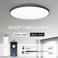 MARPOU Led Ceiling lamp Smart modern ceiling lamps for living room 36W 50W 80W APP Dimmable Remote control led Lights for room