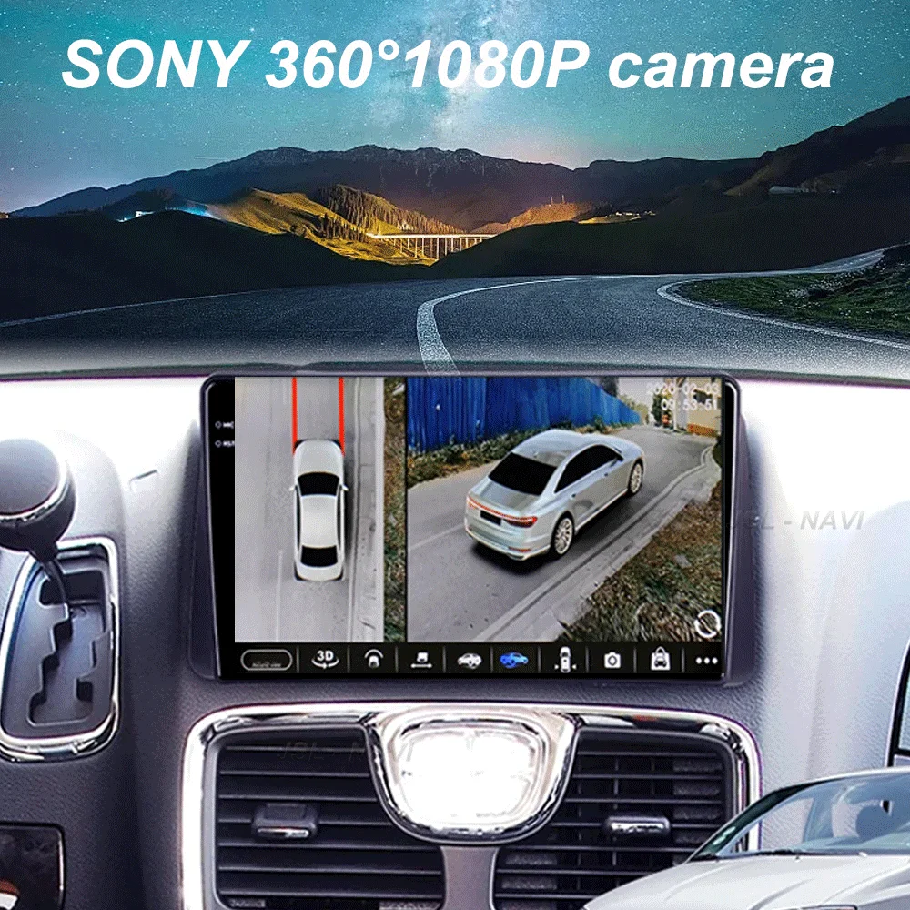 لكرايسلر تاون آند كونتري 2011-2016 2 الدين أندرويد 15 راديو السيارة مشغل فيديو نظام تحديد المواقع الوسائط المتعددة ستيريو رئيس وحدة Bluetooth5.0 #5