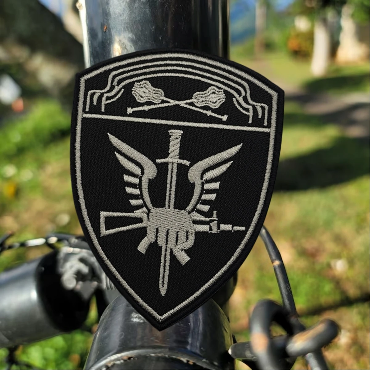 Parche táctico bordado Guardia Rusa – Chevron escudo con velcro - imagen 4