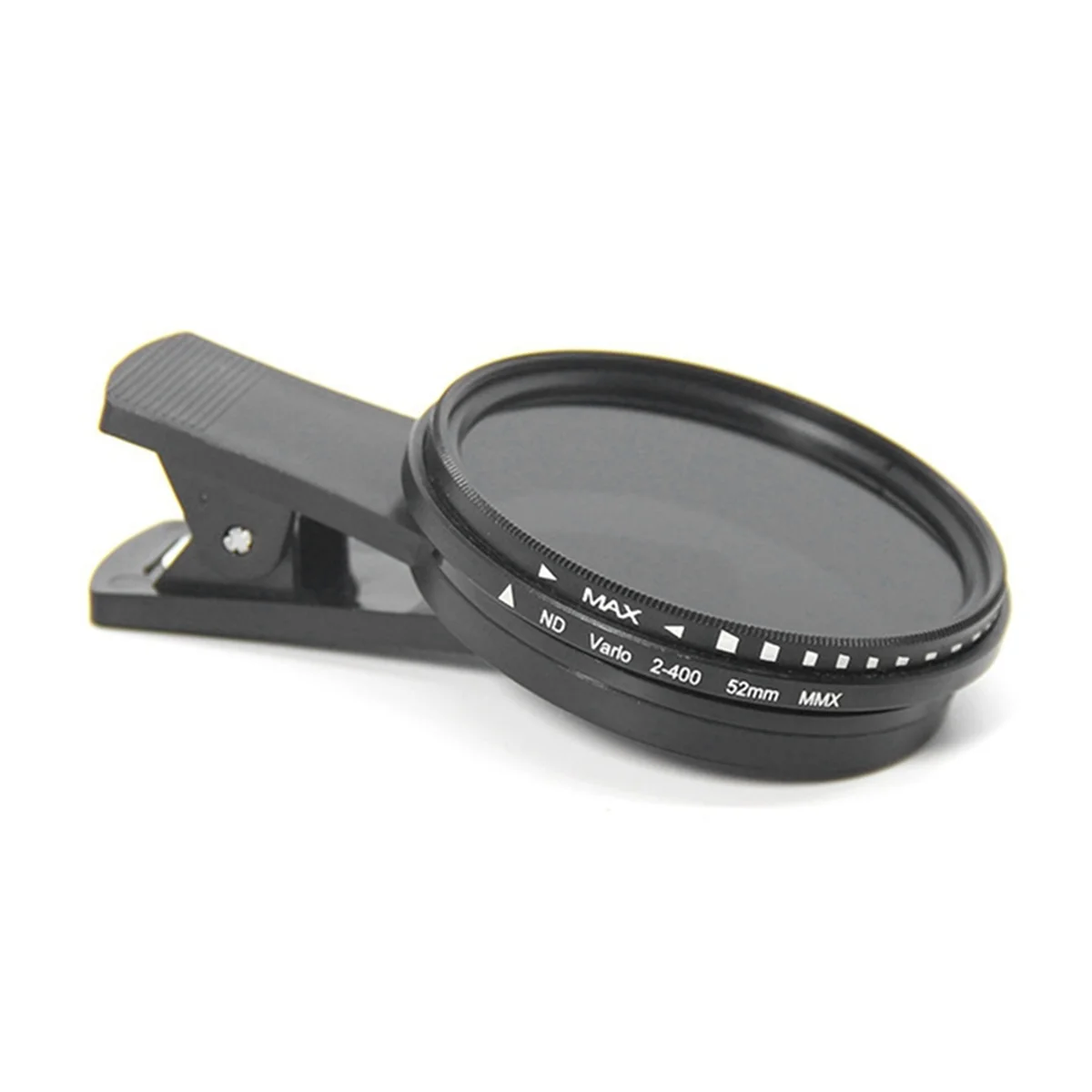 Budget-Friendly 52mm Phone ND Filter ND2 to ND400 Clip-on Variable Neutral Density Filter for Phone Mobile Smart Phone Camera