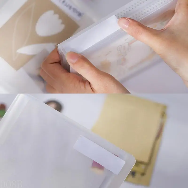 D08B Flexible Insert Pocket Storage Book For Office Home Use Organize Documents Efficiently