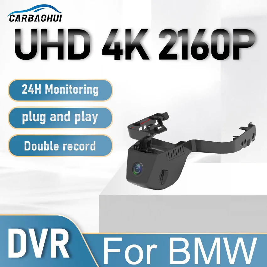 Hidden Dash Cam For BMW 7 series 740Li 2023 2024 Plug and play Car DVR Wifi Video Recorder 4K DashCam Camera for 7 series