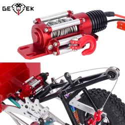 RC Car Metal Steel Wired Automatic Simulated Winch with Switch for 1/10 RC Crawler Car Axial SCX10 RBX10 D110 D90 TRX4 TRX6