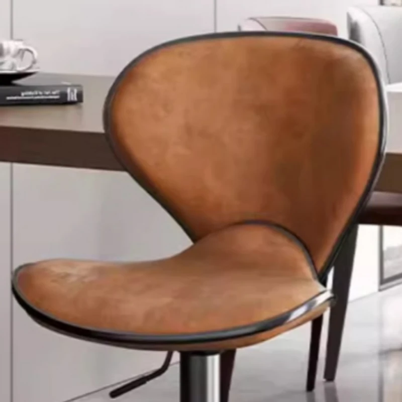 كرسي بار فاخر مقعد مرتفع حديث وبسيط كرسي مسند ظهر منزلي كرسي بار مكتب استقبال أمامي مقعد بارونية ستول