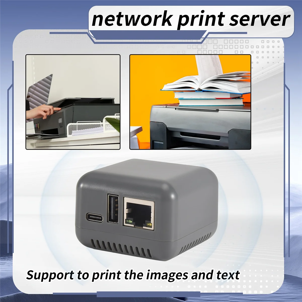 خادم الطباعة A06K Mini NP330 Network USB 2.0 (إصدار WIFI)