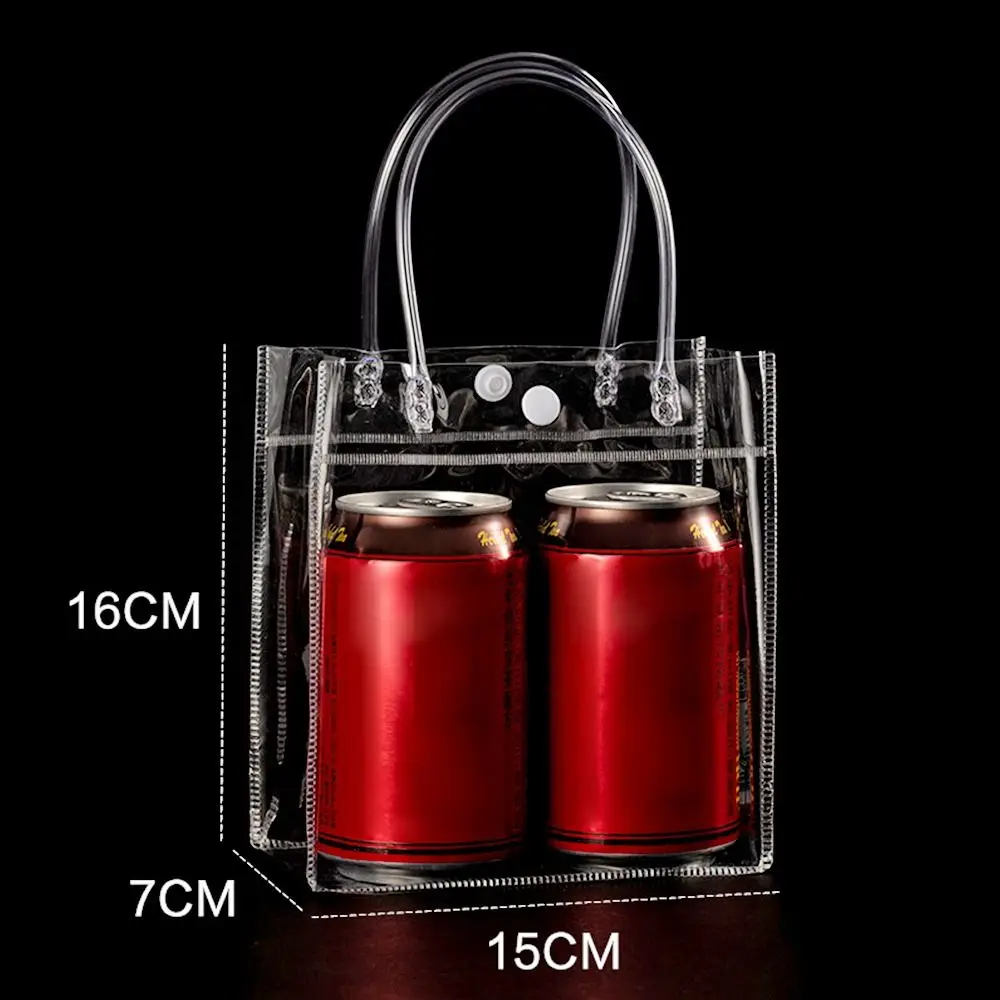 The New Transparent PVC Handbag Multi-purpose Plastic Gift Bag Large Capacity Gift Jelly Bag Outing