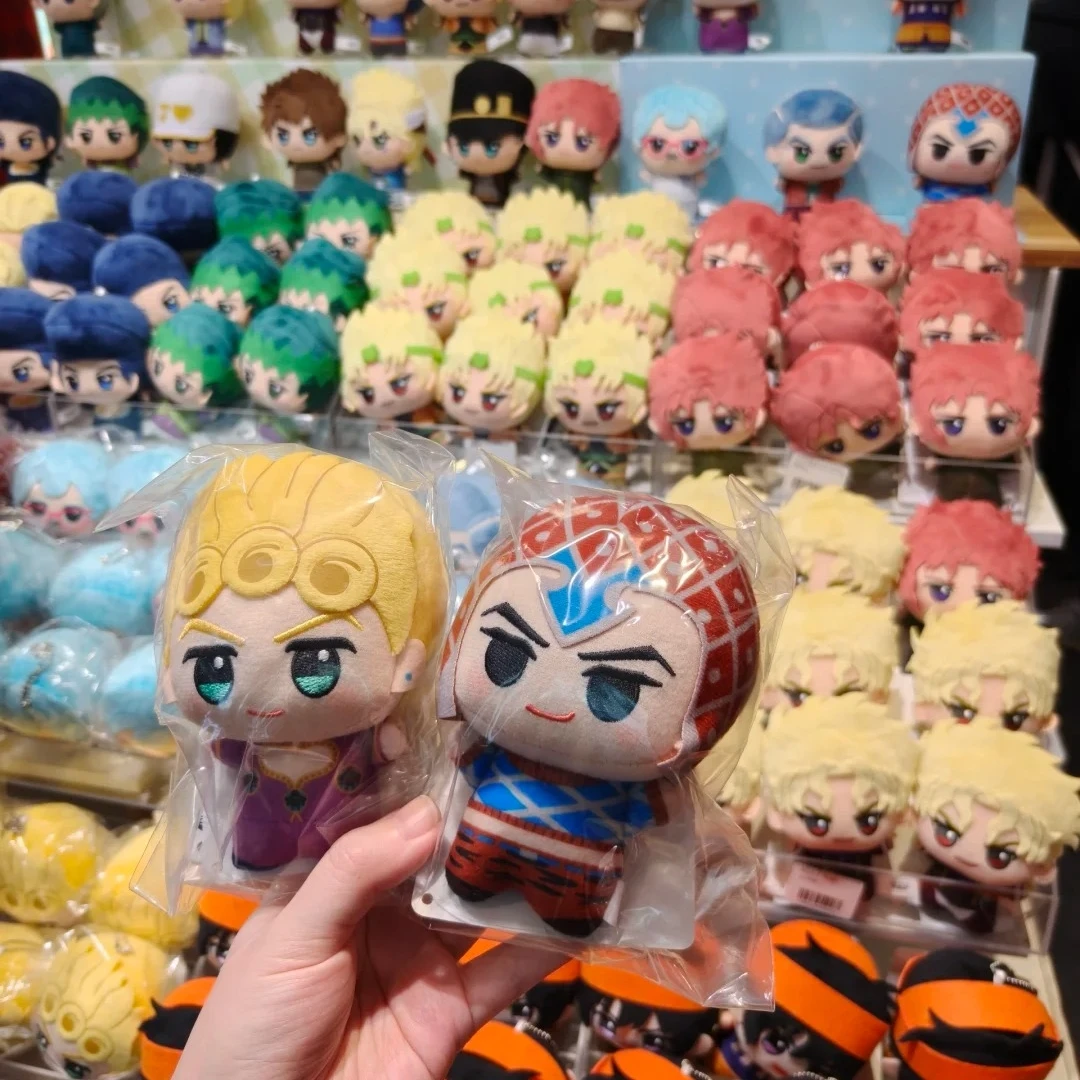 Genuine Bandai Banpresto JoJo's Bizarre Adventure Golden Wind Chibigurum Plush Doll vol.2&3 Anime Stuffed Collectible Toy Gift
