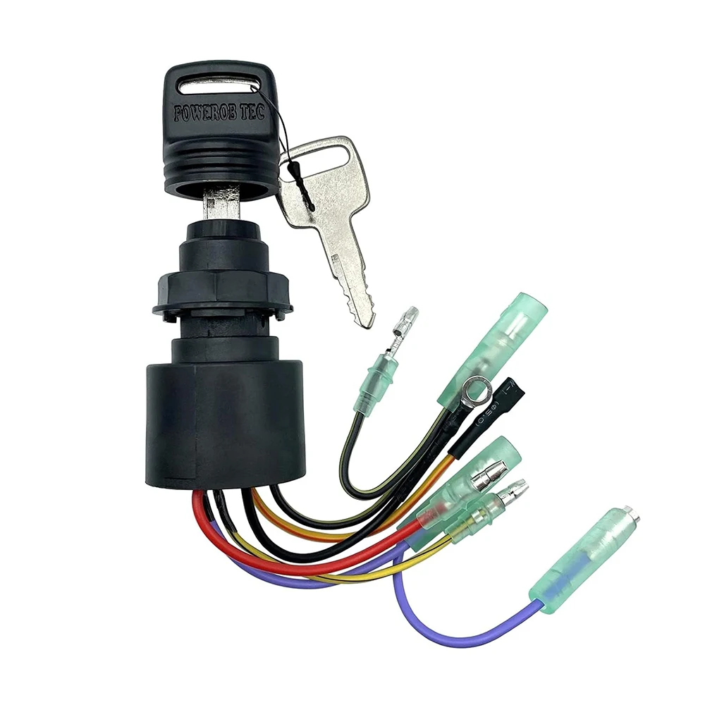 87-17009A5 Ignition Key Switch for Mercury Outboard Motors Control Box with 6 Wires Sierra Marine Ignition Switches MP41070-2