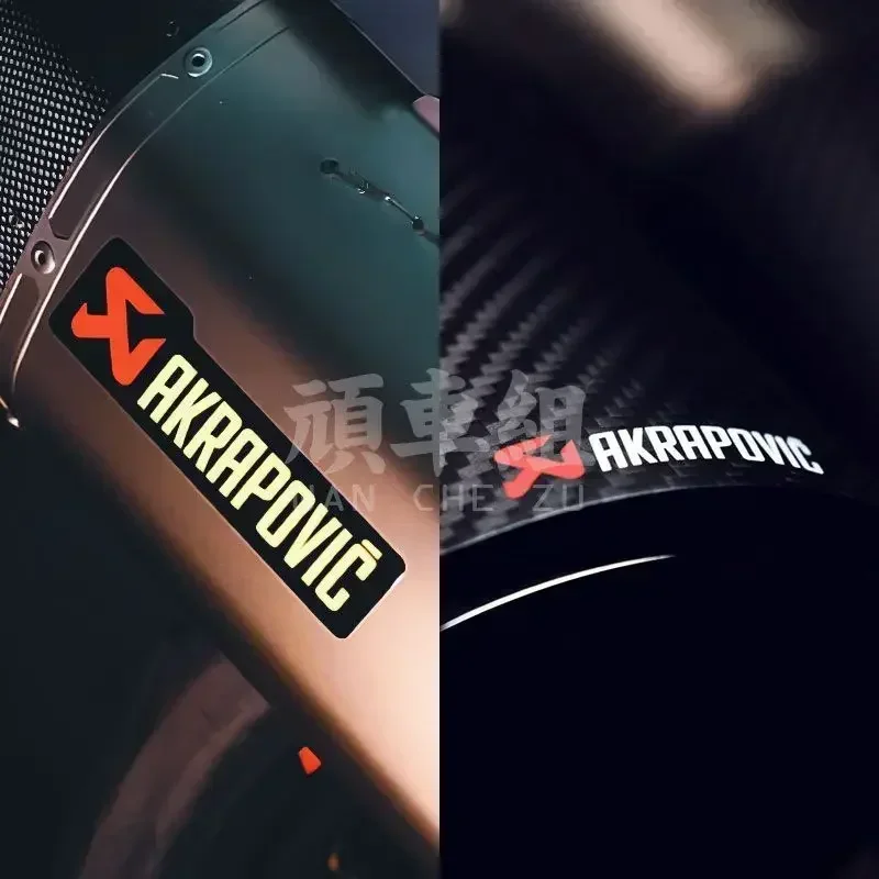 สติ๊กเกอร์ท่อไอเสียราศีพิจิกสําหรับรถยนต์และรถจักรยานยนต์ Akrapovic สติ๊กเกอร์ติดรถยนต์กันน้ําและสติ๊กเกอร์สะท้อนแสง