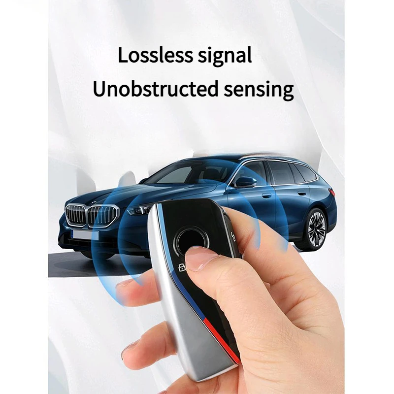 For BMW i7 X7 G07 5 7 Series iX X1 X5 G70 G09 XM U06 G81 M3 Metal key Case Performance Key Cover Shell Modification Accessories