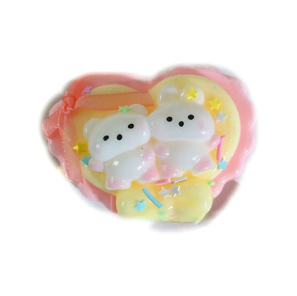 1pc Cute Love Animal Bunny Bear Soft Pinch Relieve Daily Tension And Stress Decompression Slow Rebound Couple Gift Birthday Toy.