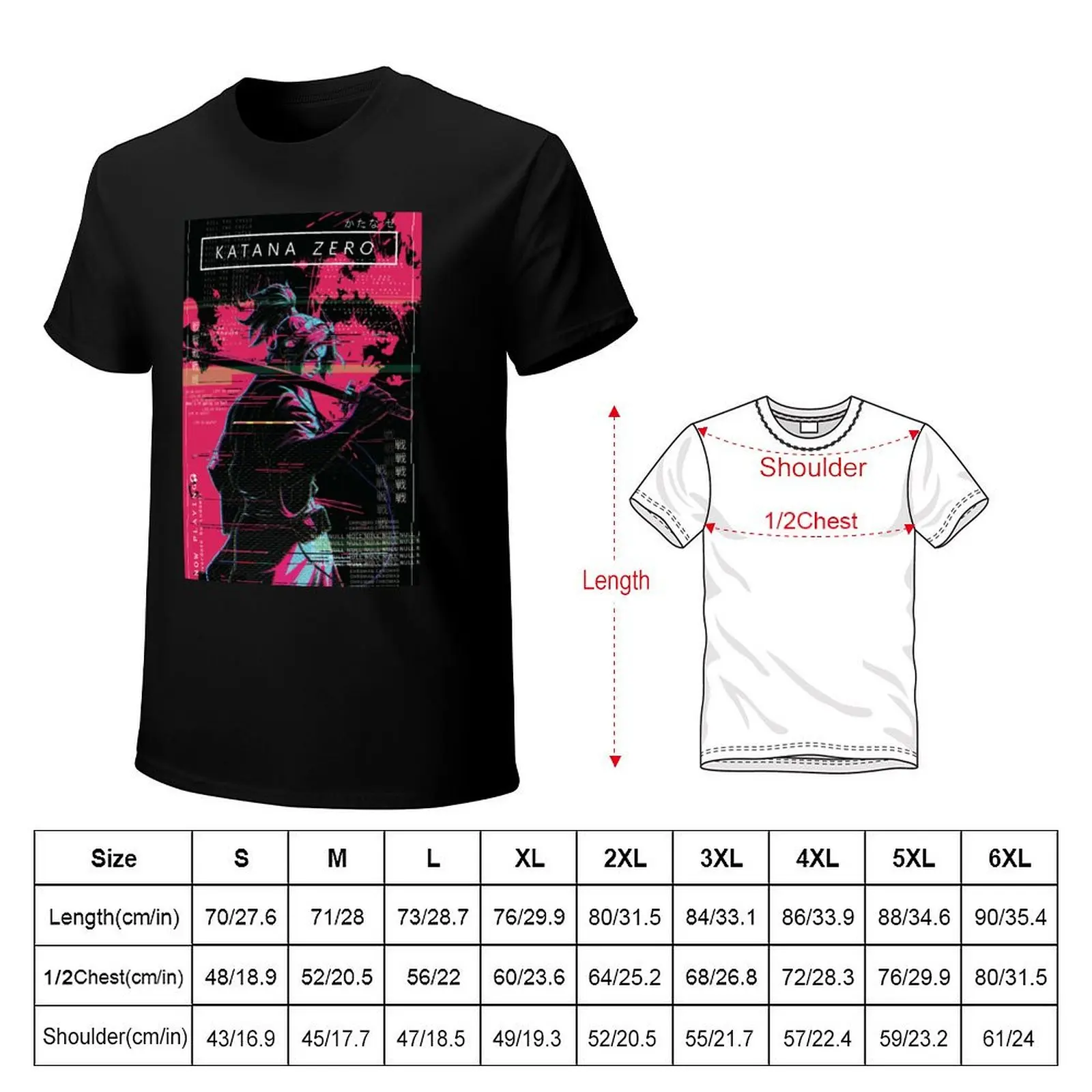 Katana Zero Option 2 T-Shirt Casual Minimalist Short Sleeve Top